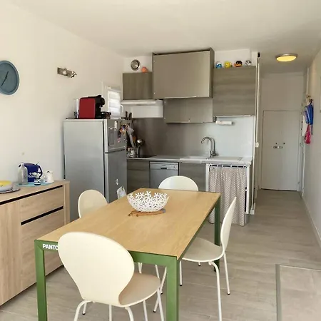 Avec Terrasse En Front De Les Romarins * Нарбонн-Пляж